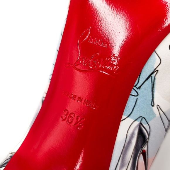 Christian Louboutin Kate Special Edition Pastel Pumps Heels EU 36.5 - Picture 6 of 8